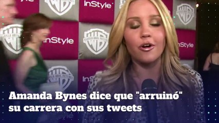 Amanda Bynes dice que "arruinó" su carrera con sus tweets