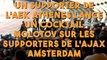 Un supporter de l’AEK Athènes lance un cocktail Molotov sur les supporters de l’Ajax Amsterdam !