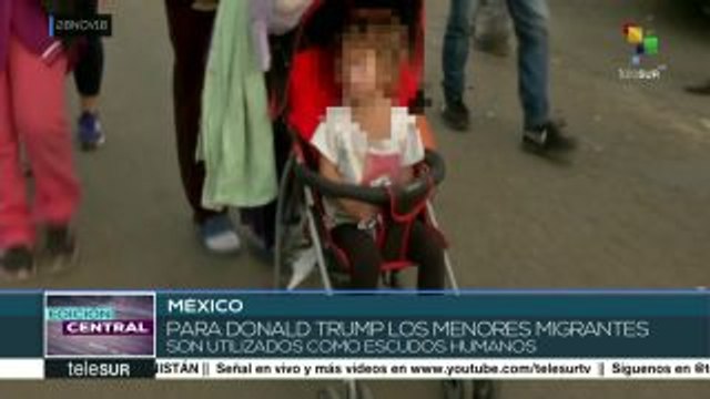 Para Trump, menores migrantes son usados como 'escudos humanos'