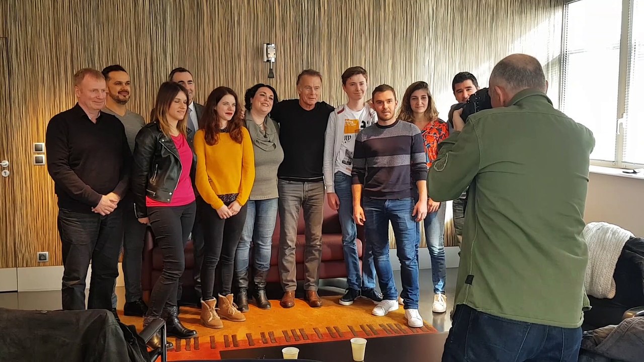 Franck Dubosc a rencontré les lecteurs du Progrès