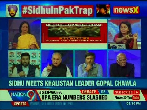 Navjot Singh Sidhu meets Gopal Singh Chawla