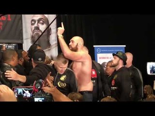 Deontay Wilder vs Tyson Fury FACE OFF BLOWS UP!  DISASTER AGAIN!!!