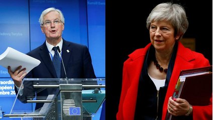 Barnier e May em "sprint" para evitar "tragédia britânica"