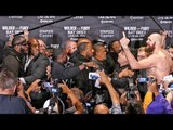 Tyson Fury vs Deontay Wilder FACE OFF EXPLODES! CRAZY CHAOS AGAIN!!!