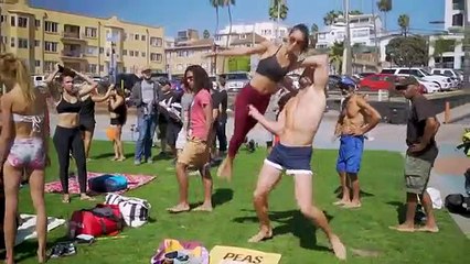 People Are Awesome Games   Original Muscle Beach (Ninja Warrior, AcroYoga, Slacklining)