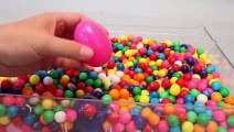 Water Balloons Glitter Slime Learn Colors Glue Surprise Eggs Toys