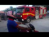 Carro pega fogo após sair da oficina no Tabuleiro do Martins