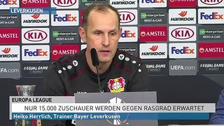 Trotz Minuskulisse: Leverkusen will den Gruppensieg