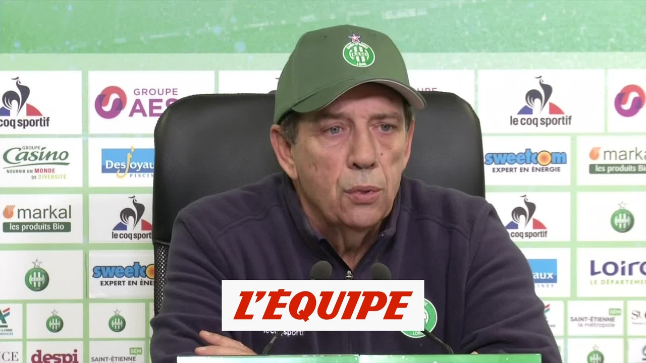 Gasset «Depuis le match de Nîmes, je n'ai pas parlé» - Foot - L1 - ASSE