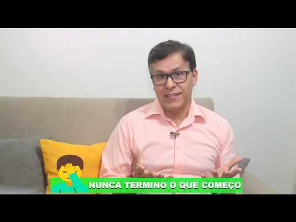Mente Aberta, com o psicólogo Carlos Gonçalves,aborda o tema nunca termino o que começo