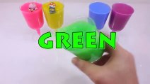 Learn Colors Clay Surprise Slime Toys Rainbow Colours Slime Pororo Friends