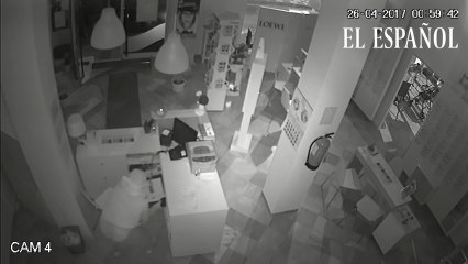 Robo en óptica sorprende a todos