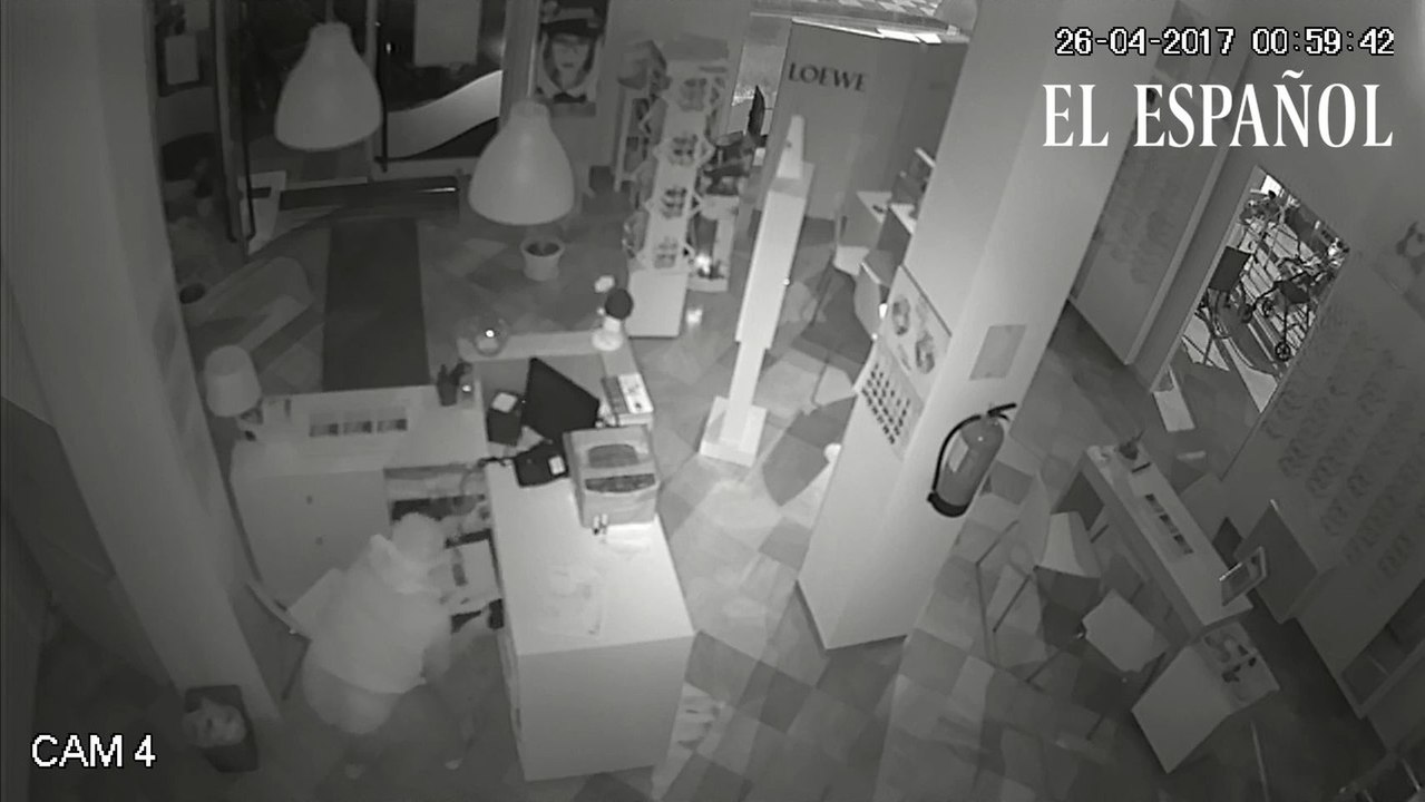 Robo en una óptica