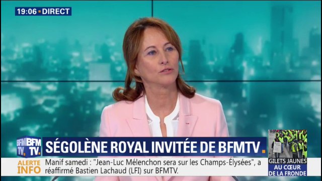 Gilets jaunes : pour Ségolène Royal, utiliser l'écologie pour faire des impôts, ça n'est pas passé