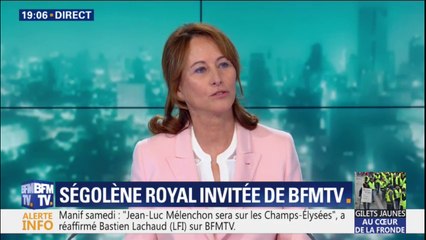 Gilets jaunes : pour Ségolène Royal, "utiliser l'écologie pour faire des impôts, ça n'est pas passé"