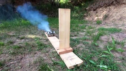 SIX Barrel !!! Powerful Mini Cannon. 9mm Caliber. Most Powerful mini Cannon EVER !!!
