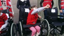 Kızılay'dan tekerlekli sandalye desteği - SİİRT
