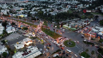 Bodrum'da sel felakete dönüştü