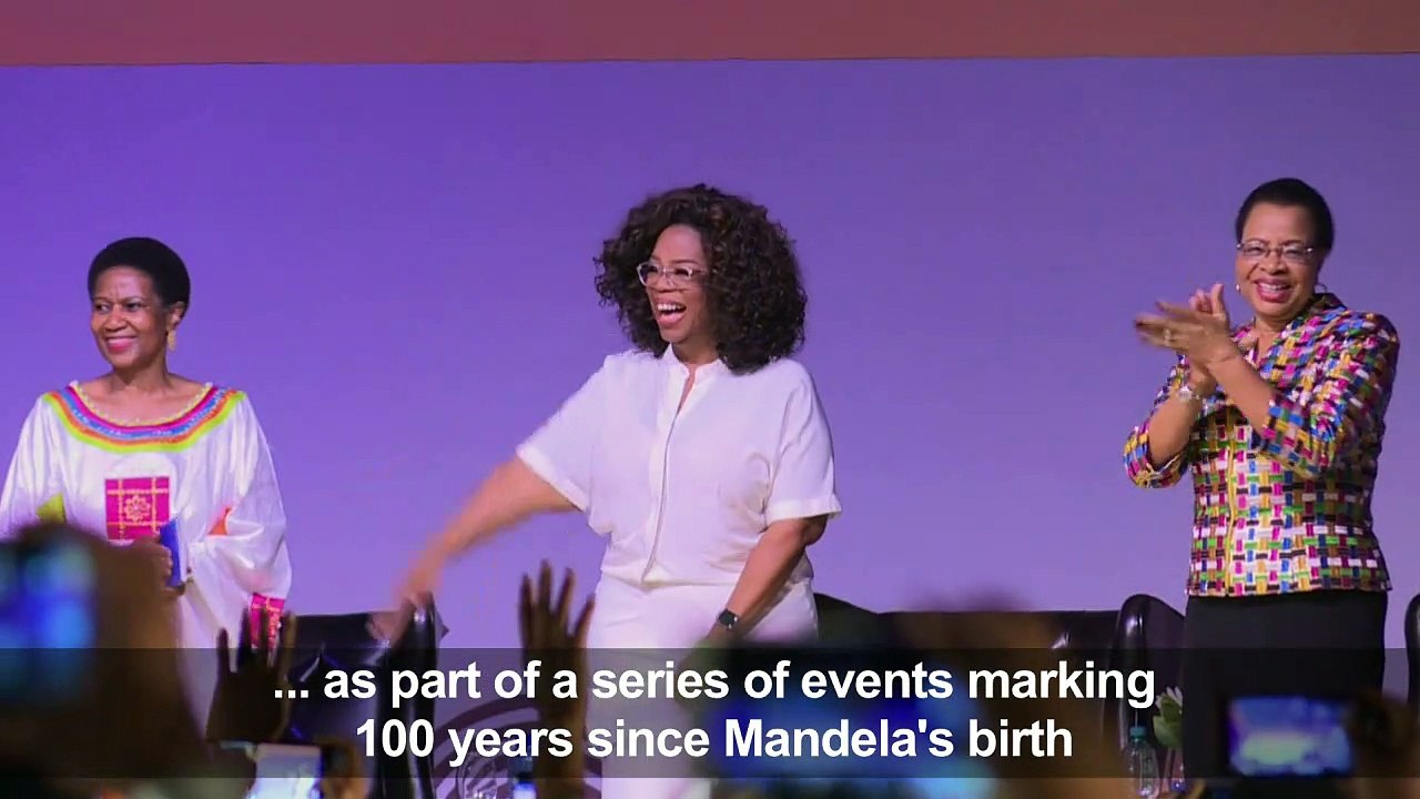 Oprah Winfrey honours Mandela ahead of birth centenary concert