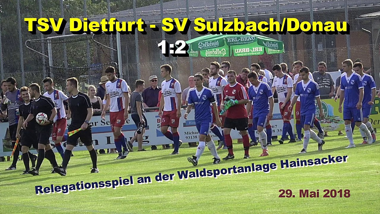 TSV Dietfurt - SV Sulzbach/Donau 1:2 - Relegationsspiel an der Waldsportanlage Hainsacker