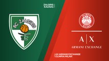 Zalgiris Kaunas - AX Armani Exchange Olimpia Milan Highlights | Turkish Airlines EuroLeague RS Round 10
