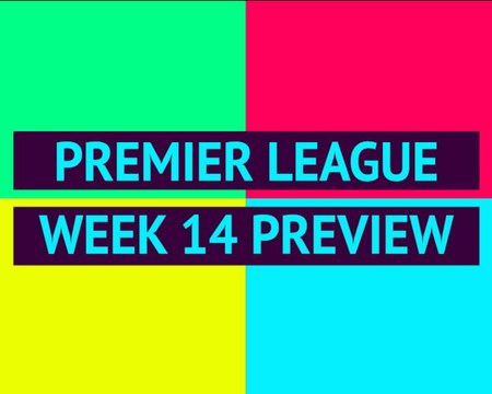 Opta Premier League preview - week 14