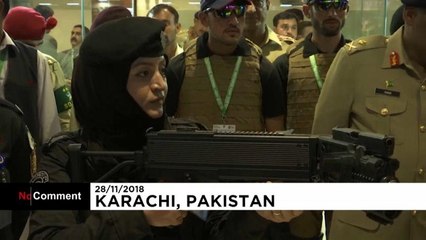 باكستان: إطلاق طائرة "البراق" خلال افتتاح معرض كراتشي الدولي