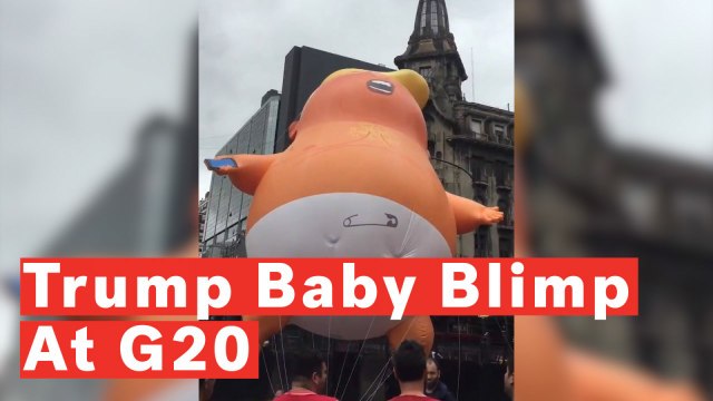 Donald Trump Baby Blimp Follows President To Argentina For G20 Summit Amid Protests