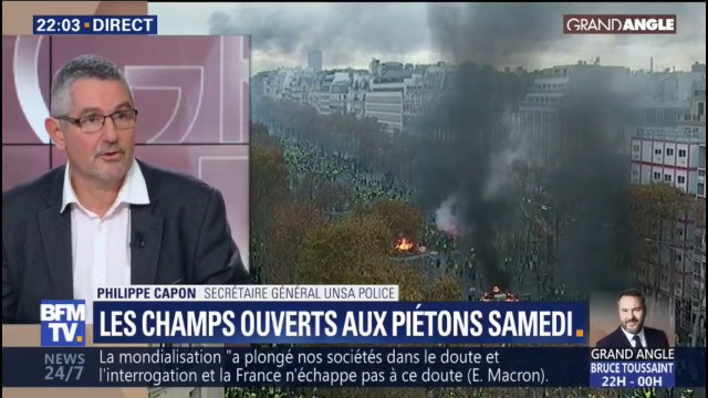 Le filtrage au niveau des Champs-Élysées, c'est possible estime ce syndicaliste de la police
