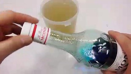 How to Make Mini Finger Milk Bule Syrup Pudding Recipe DIY PomPom 미니 손가락 밀크 블루시럽 푸딩 만들기 요리 소꿉놀이