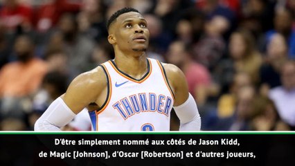 NBA - Westbrook : "Honoré et touché" d'égaler Jason Kidd