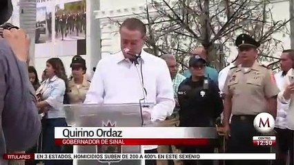 Quirino Ordaz con desfile, da bienvenida a la Policía Militar