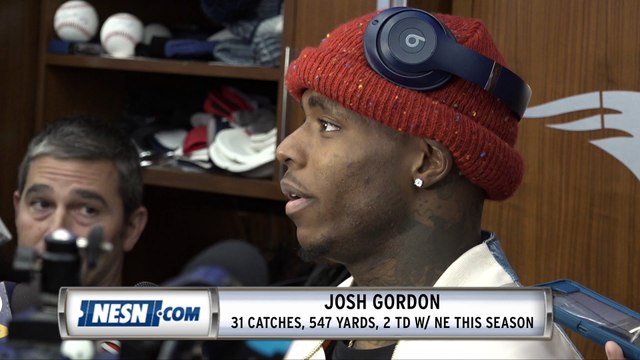 Josh Gordon Week 13 Patriots vs. Vikings Media Availability