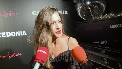 Sara Carbonero presenta la colección 'Party' de Calzedonia