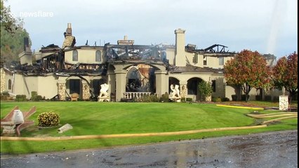 Firefighters put out mansion fire in Chandler, Arizona