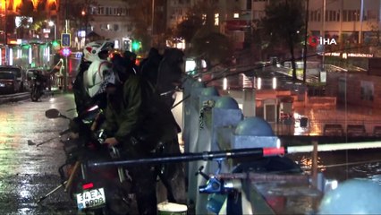 Amatör balıkçılar soğuk havaya aldırış etmedi