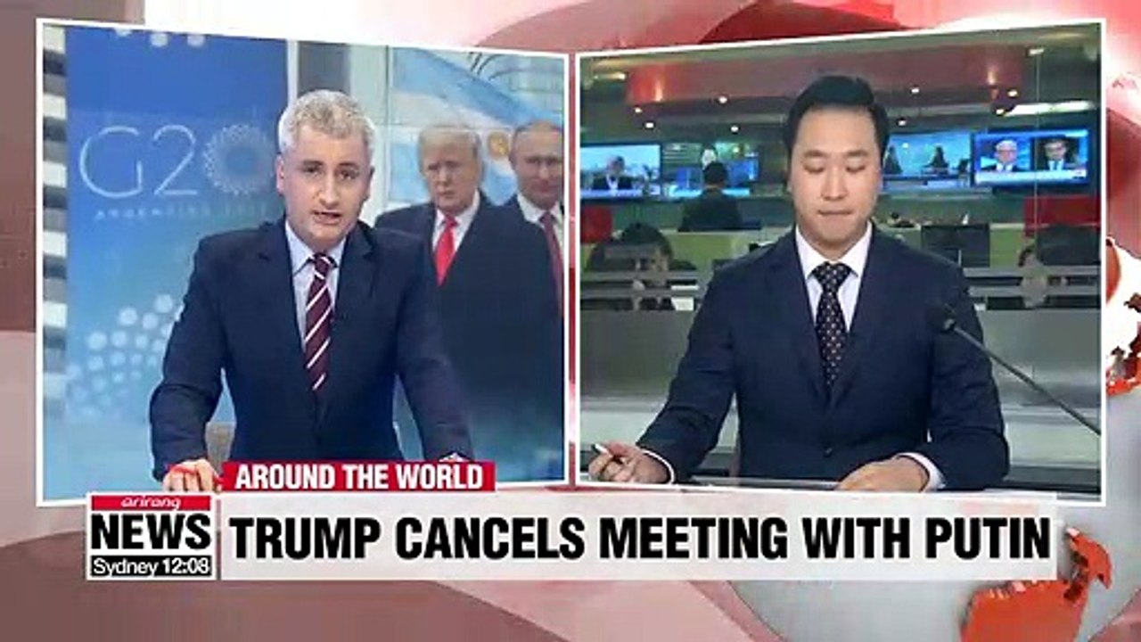 Trump abruptly cancels meeting with Putin at G-20 summit over "seized Ukrainian ships"