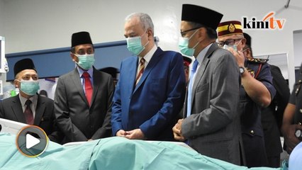 Sultan Nazrin lawat Adib di IJN
