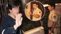 Shah Rukh Khan Spotted With Police Protection, Clicks Photos With Fans