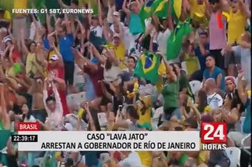 Brasil: arrestaron al gobernador de Río de Janeiro por presunta corrupción
