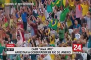 Brasil: arrestaron al gobernador de Río de Janeiro por presunta corrupción