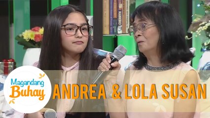 Magandang Buhay: Andrea's sweet message for Lola Susan