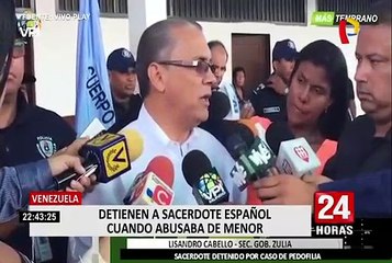 Venezuela: detienen a sacerdote de origen español cuando abusaba de menor