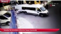 İstanbul’da hırsızların ölümüne kaçışı kamerada