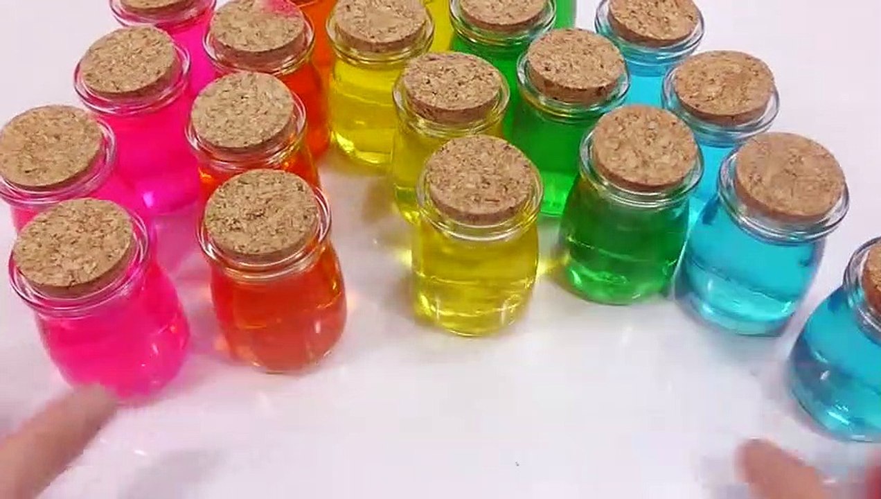 Water Balls Soft Jelly Pudding Learn Colors Slime Mixing Toys