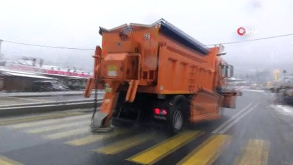 Bolu Dağı'nda kar yağışı başladı