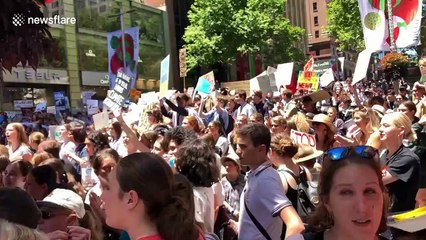 Students across Australia skip class for mass climate change protests