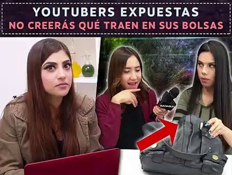 Youtubers expuestas no creeras lo que traen en sus bolsas. Badabun. Youtubers expuestas no creeras lo que traen en sus bolsas. Badabun.