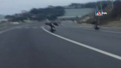 Tehlikeli Hareketler ile Canlarını Hiçe Saydılar.