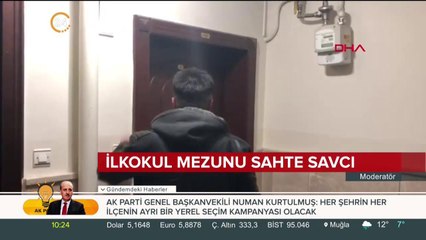 İlkokul mezunu sahte savcı